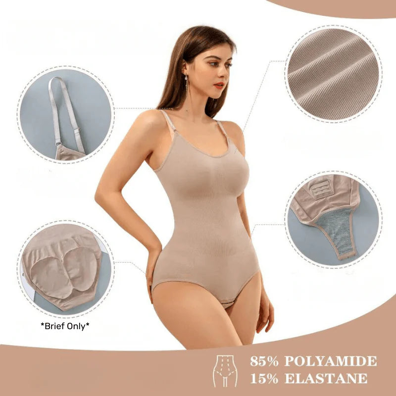 GoddessCurve™ Snatched Silhouette Brief Bodysuit