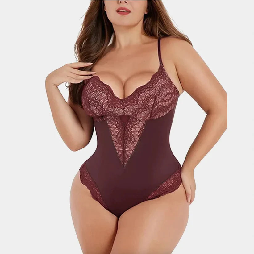 GoddessCurve™ Lace Sculpting Bodysuit