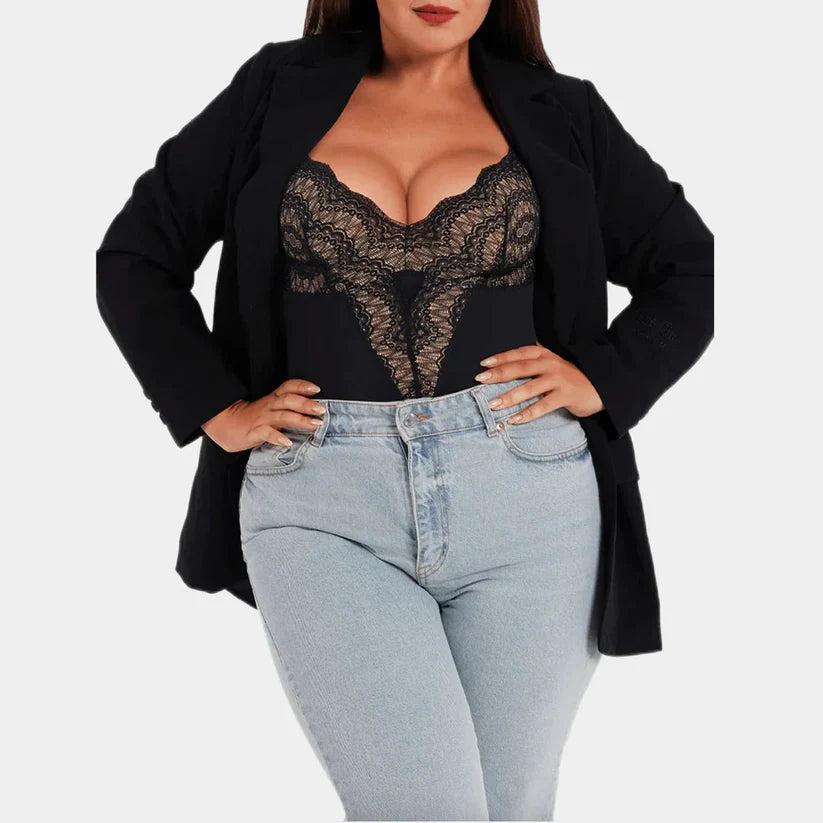 GoddessCurve™ Lace Sculpting Bodysuit