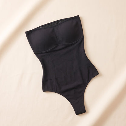 Goddess Strapless Sculpting Bodysuit in Black